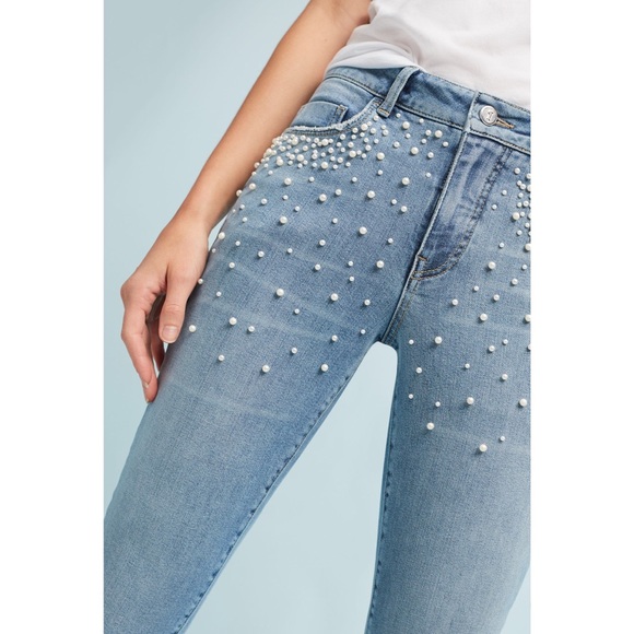 Anthropologie Denim - Anthro Pilcro Script High Rise Pearl Skinny Jeans